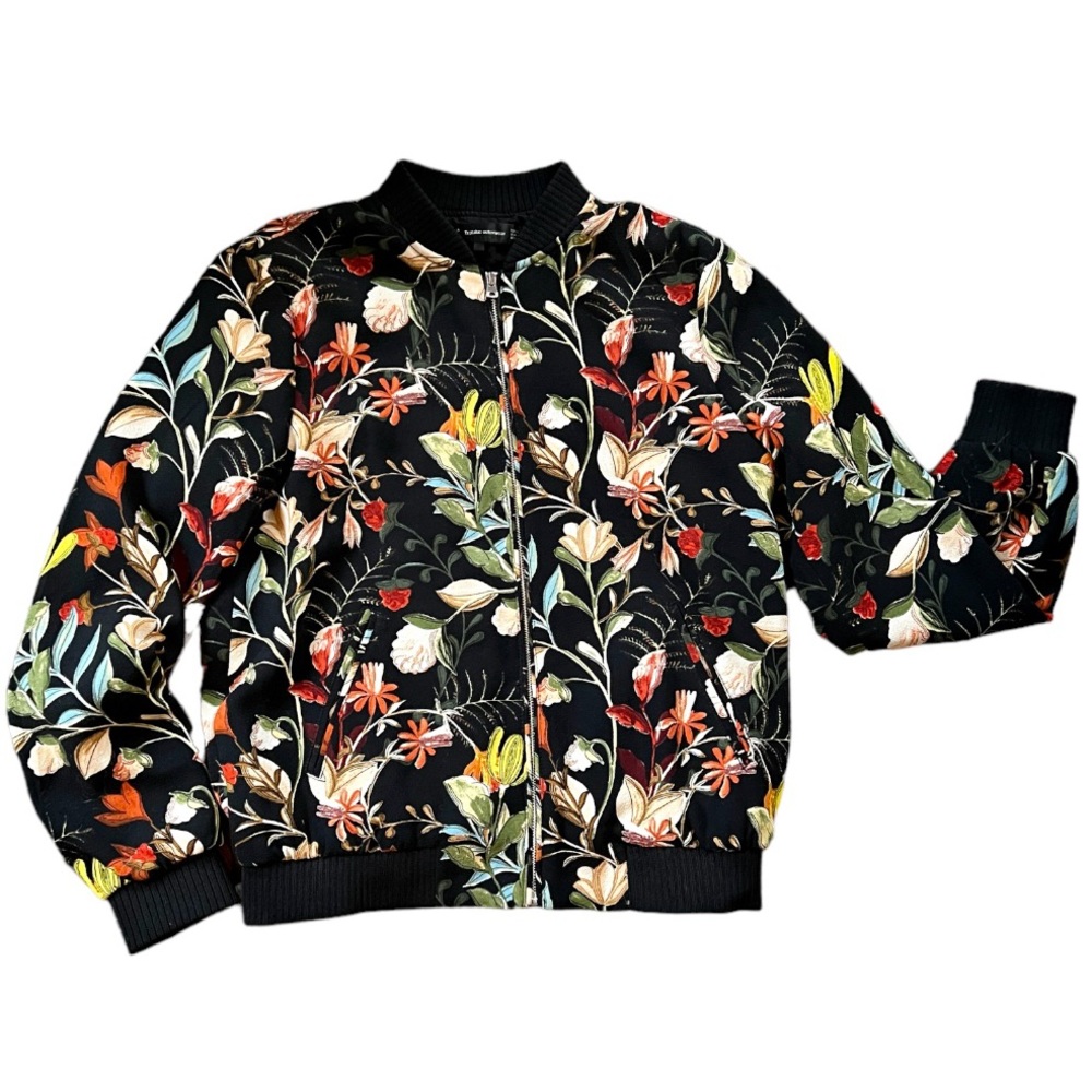 Zara Flowered Bomber
